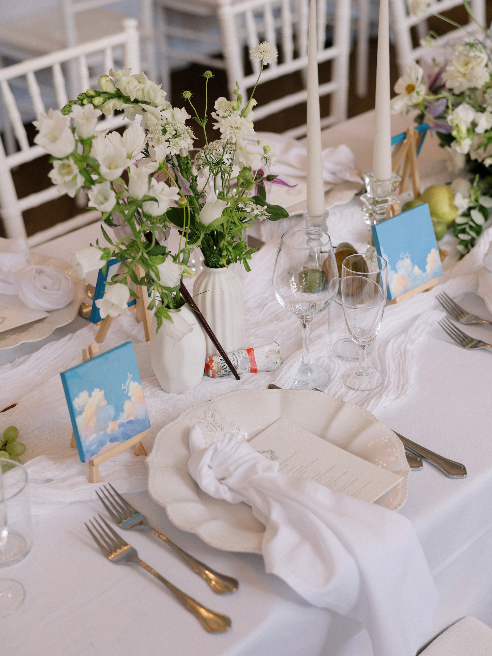 Cathy Camille Wedding Individual Personalized Guest Artwork Canvases