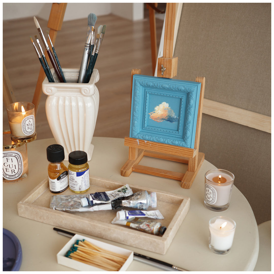 Materials Used for Commissions by Dutch Fine Artist Cathy Camille